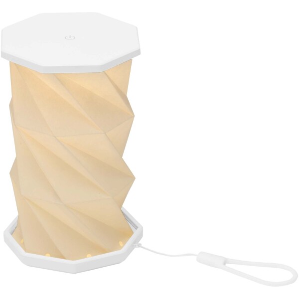 Skládací stolní lampa Celestia z recyklovaného plastu