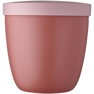 Svačinová miska Mepal Ellipse, 500 ml — růžová