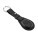 Key ring with AirTag holder Classic Grained Black - HAA618A_Q-1 - variant Ps HAA618A