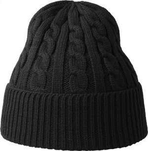 Pletená čepice Claire — černá onesize