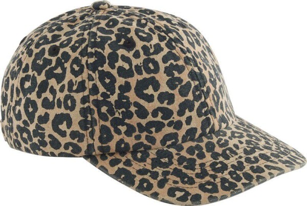 6 panelová kšiltovka "Leopard Print" B 110