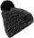 Pletená čepice s bambulí "Ramble Patch" B 331 — černá, melír onesize