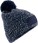 Pletená čepice s bambulí "Ramble Patch" B 331 — modrá, melír onesize