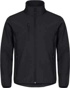 Pánská 3-vrstvá softshellová bunda Classic Softshell Jkt M — černá XS
