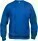 Unisex mikina Basic Roundneck — modrá královská XS
