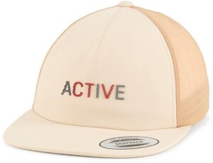 5 panelová kšiltovka "Mesh Active" 6502UMA — béžová, karamel onesize