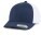 6 panelová kšiltovka "2-Tone Trucker" 6606TNU — bílá, modrá námořnická onesize