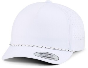 5 panelová kšiltovka "Snapback" 5389BD — bílá onesize