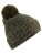 Ramble Patch Pom Beanie — zelená machová One Size