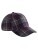 Wool Blend Check Cap — modrá námořnická One Size