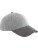 Suede Peak Herringbone Cap — Uhelně šedá One Size
