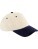 Contrast Peak Corduroy Cap — modrá námořnická One Size