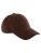 Corduroy Dad Cap — hnědá One Size