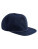 EarthAware® Organic Cotton 5 Panel Rope Cap — modrá námořnická tmavá One Size