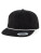 YP CLASSICS Unstructured Corduroy cap with braid rope — černá One Size