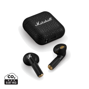 Marshall Minor IV 30H+ – bezdrátová sluchátka do uší TWS — černá