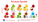 Ovocné lízátko - FRUIT LOLLIPOP MINI - infografika-prichuti-veganskych-lizaniek - variant 