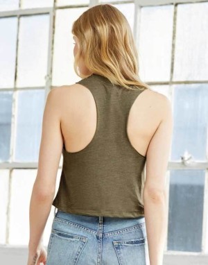 Women`s Racerback Cropped Tank - Reklamnepredmety