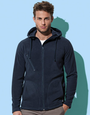 Active Hooded Fleece bunda  - Reklamnepredmety