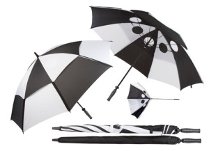 Budyx větruodolný golfový deštník - Reklamnepredmety