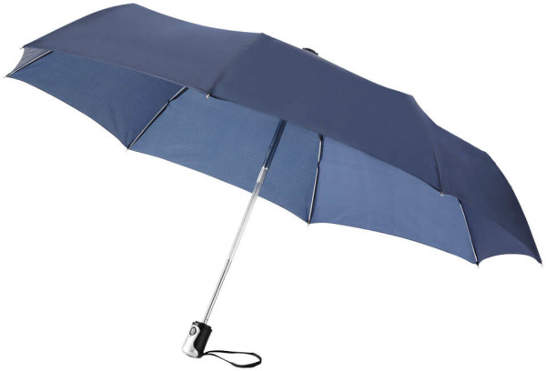 Trojdílný deštník 21,5"s automatickým otváraním a skladaním.