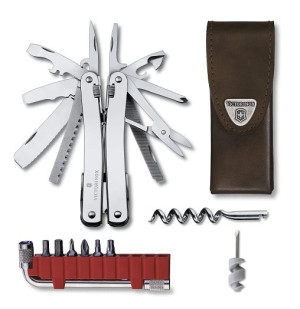 Victorinox 3.0238.L SwissTool Spirit Plus v koženém pouzdře - Reklamnepredmety