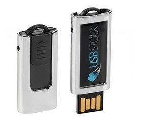USB klíč PDslim-40 - Pryskyřičná nálepka