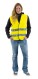 Žlutá vesta se dvěma reflexními pruhy HERO - 56-0399006-04 - variant In 56-0399006