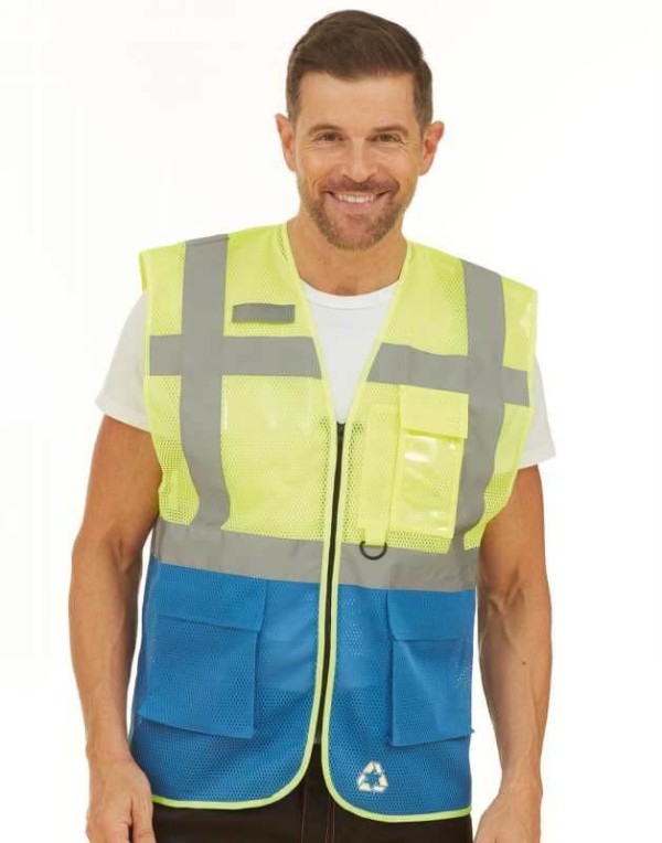 Reflexní vesta Hi - Vis Open Mesh Executive