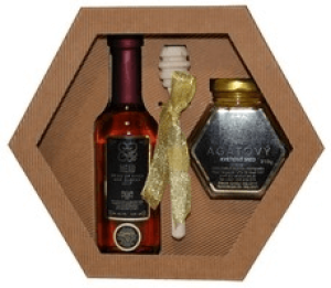 Med a medovina v šestiúhelníkovému kartonu - Reklamnepredmety