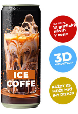 Ledová káva v plechovce 250 ml - Reklamnepredmety