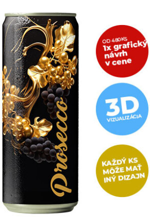 Prosecco alkoholický nápoj 250 ml - Reklamnepredmety