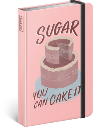 Notes Sugar – Studio Tabletters, linkovaný, 11 × 16 cm - Reklamnepredmety