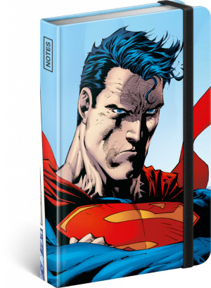 Notes Superman – World Hero, linkovaný, 11 × 16 cm - Reklamnepredmety