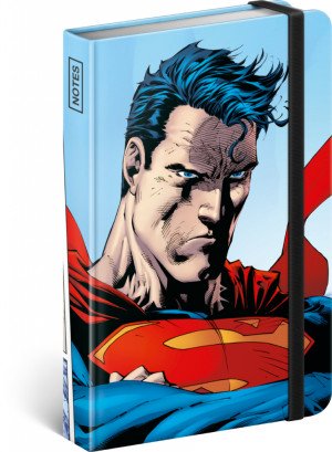 Notes Superman – World Hero, linkovaný, 11 × 16 cm - Reklamnepredmety