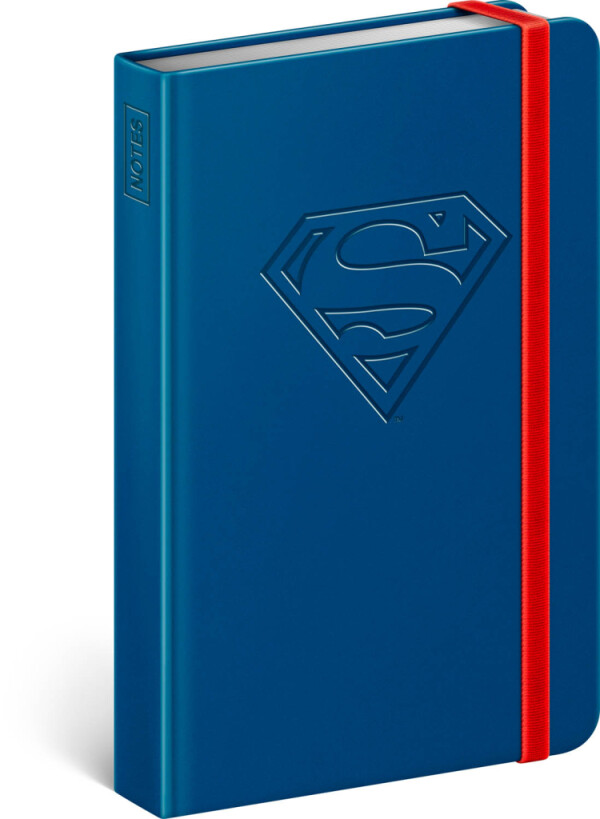 Notes Superman – Logo, linkovaný, 11 × 16 cm