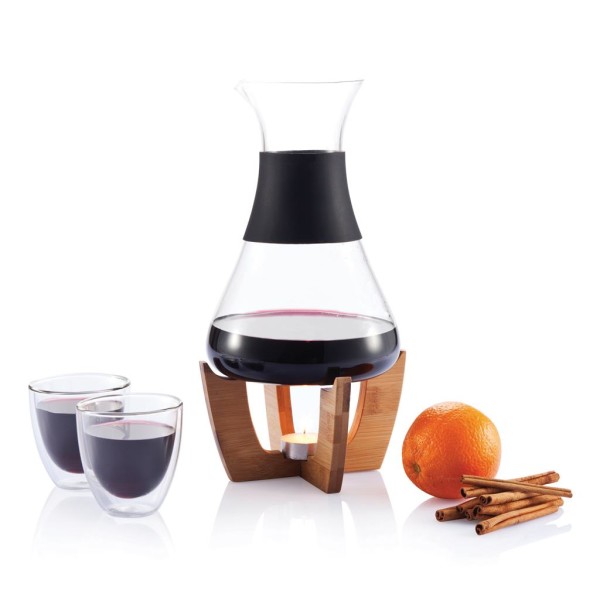 Glu mulled wine set with glasses sada  na svařené víno se sklenicemi