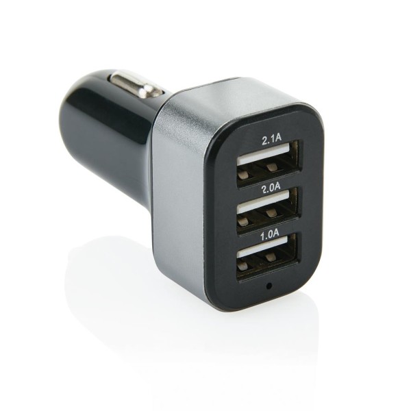 3.1A car charger with 3 USB