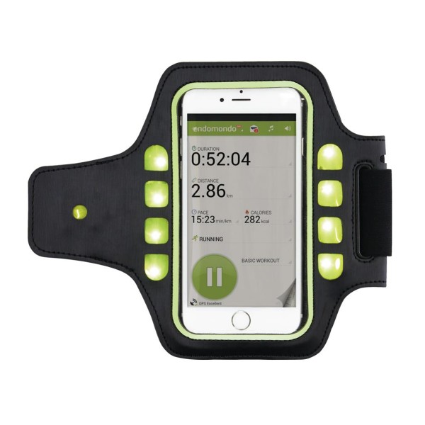 Running holder with LED light