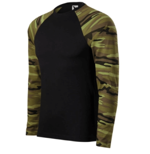 Camouflage LS Triko unisex - Reklamnepredmety