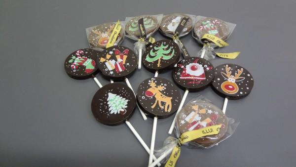 Čokoládová lízátko s potiskem