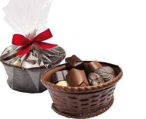Čokoládový košíček s pralinkami - Reklamnepredmety