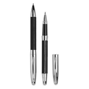Kovové kuličkové pero s černým inkoustem