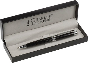 Kovové kuličkové pero Charles Dickens