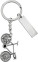 Kovový přívěšek na klíče pro cyklisty s kolem - F6005600PK2 - variant Gi F6005600PK2