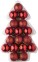 Sada 17 ks malých plastových vánočních koulí - set-of-17-small-plastic-christmas-balls-red-5507-080-hd - variant 