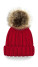 Dětská hrubá čepice s kožešinovou bambulí - 091-69-401-f-2018-01 - variant 