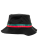 FX5003S Stripe Bucket Hat - FX5003S_Black_Fire-Red_Green - variant Ls 1000279154