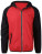 JC062 Unisex Cool Contrast Windshield Jacket - JC062_Fire-Red_Jet-Black - variant Ls 1000256048