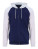 JH063 Baseball Zoodie - JH063_Oxford-Navy_Heather-Grey - variant Ls 1000255856
